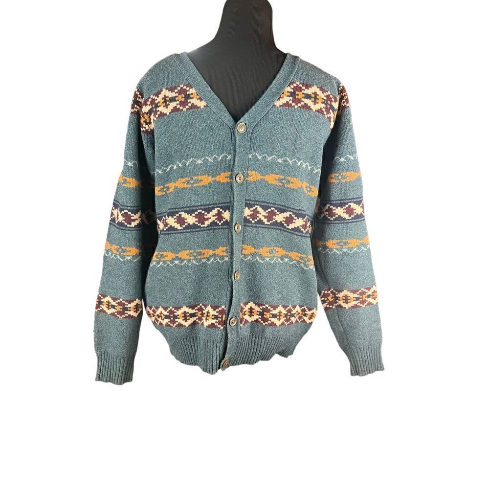 Pendleton vintage wool ugly grandpa aztec southwestern Tuscan tribal large